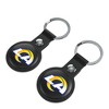 Keyscaper NFL NFC Teams Insignia Black Airtag Holder 2-Pack - 2 of 4