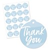 Big Dot of Happiness Dusty Blue Elegantly Simple - Guest Party Favor Gift Tags (Set of 20) - 2 of 4