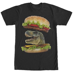 Men's Lost Gods Dinosaur Cheeseburger T-Shirt - 1 of 4