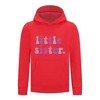 Everyday Kids Little Sister Girls Pullover Hoodie – Cute Pastel Sibling Sweatshirt - 4 of 4