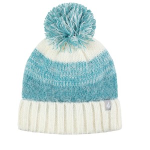 Women's Sloane Feather Knit Roll Up Hat - 1 of 4