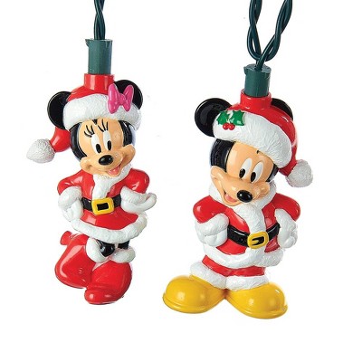 Kurt Adler 10-Light Mickey and Minnie Light Set