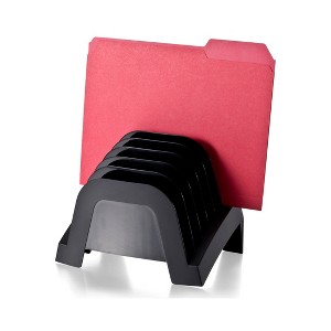 Officemate® Achieva® Recycled Incline File Sorter, Black - 1 of 3