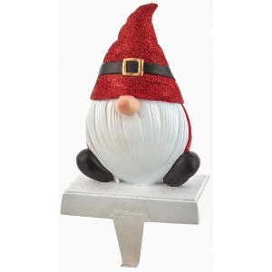 Kurt S. Adler Resin Gnome Stocking Holder, Multicolored, 10-Inch - 1 of 4
