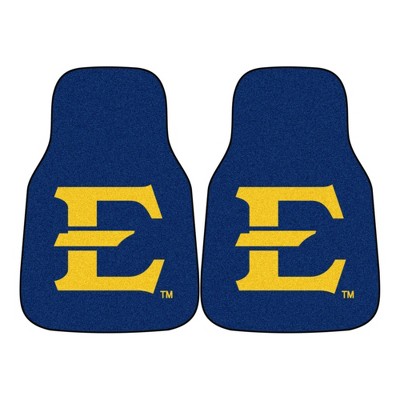 NCAA East Tennessee State University Carpet Car Mat Set - 2pc