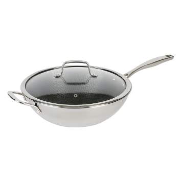 Berghoff Stone 12 Non-stick Wok Pan 5.25qt., Ferno-green, Non-toxic  Coating, Stay-cool Handle, Induction Cooktop Ready : Target