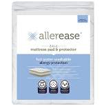 2-in-1 Hot Water Washable Allergy Protection Mattress Pad - AllerEase