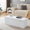 VECELO Folding Storage Ottoman Bench, Versatile Shoestool & Footstool, Bedroom Bench with Storage, Holds up to 660 lb - 4 of 4