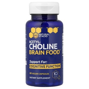 Natural Stacks Acetylcholine Brain Food™, 60 Vegan Capsules - 1 of 4