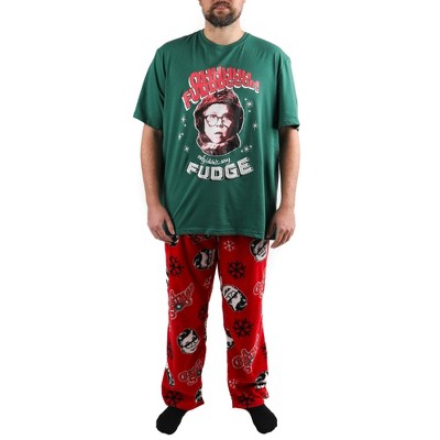 Christmas Story Men's Ralphie Plaid Pajama Set 