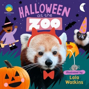 Halloween at the Zoo - (At the Zoo) by  Smithsonian Institute (Board Book) - 1 of 1