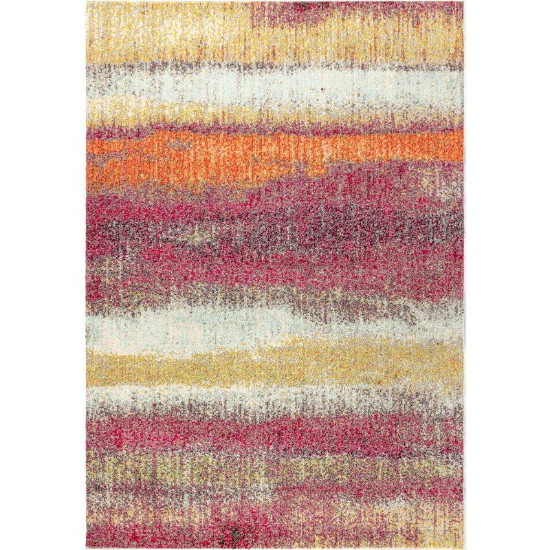 Contemporary POP Modern Abstract Vintage Area Rug - JONATHAN Y, 3 of 14
