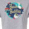 Women's - Disney - Beach Buddies Cropped Graphic T-Shirt - 2 of 4