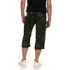 Canada Weather Gear Men’s Cargo Belted Shorts – Lightweight Stretch Twill Knee-Length Shorts with Pockets - 2 of 4