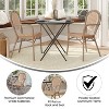 Alamont 2pk Commercial Thonet Stacking Chairs with Arms - 4 of 4