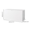 Racxily Kids Toy Storage Organizer with Rolling Drawer£¬ Modern Wooden Toy Chest with Wheels, Large Pull-Out Bin for Nursery, Bedroom or Playroom - 4 of 4