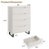 Tall 4-Drawer Dresser, Freestanding Vertical Storage Cabinet for Bedroom, Closet, Living Room, Hallway, or Entryway - 2 of 4