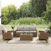 Crosley 5pc Bradenton Steel Outdoor Patio Conversation Furniture Set  - image 3 of 4