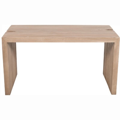HomeRoots 56" Ivory Reclaimed Wood Sled Writing Desk