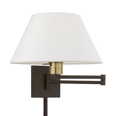 Livex Lighting 1 - Light Wall Light in  Bronze/Antique Brass