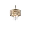 Elegant Lighting Elise 17 inch pendant in brass - 3 of 4
