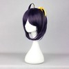 Unique Bargains Women's Wigs 14" Deep Purple with Wig Cap - 3 of 4