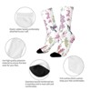 Grace Hummingbird Women Printed Crew Socks Funny Funky Socks Soft Polyester Novelty Gifts for Artists Men - 4 of 4
