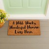 28" x 16" Nature Coir Mat, Wonderful Woman - 2 of 4
