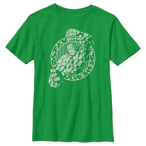 Boy's Marvel St. Patrick's Day The Thing It's Pinching Time T-Shirt - 1 of 4