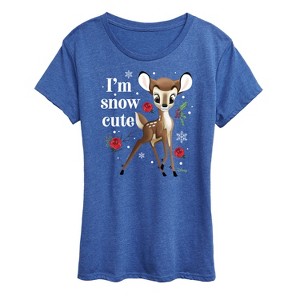 Women's - Disney - Christmas - I'm Snow Cute Short Sleeve Graphic T-Shirt - 1 of 4