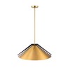 Artcraft Lighting Baltic 3 - Light Pendant in  Brass/Black - 2 of 4