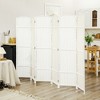 HOMCOM Room Divider, Folding Privacy Screen, 5.6' Tall Freestanding Partition for Home Office, Bedroom - 2 of 4