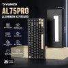 MaseiKar AL75 PRO 75% Wireless Mechanical Gaming Keyboard,BT/2.4G/Wired,PBT Keycaps,Gasket Mounted Hot Swap,Custom RGB Backlight(Black, Blue Grey) - 2 of 4