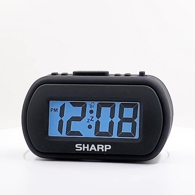 Small Digital Clock No Tick Electric Alarm Desk Clock With Button Battery