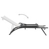vidaXL Sun Loungers 2 pcs Textilene and Steel - 4 of 4