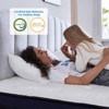 Itopfox Hybrid King Mattress with Ice Silk Cover, Euro Top Gel Memory Foam & 7-Zone Pocketed Coils for Pressure Relief & Cool Sleep - 2 of 4