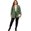 Agnes Orinda Women's Plus Size Long Sleeve Casual Lightweight Knit Open Front Fall Fashion Cardigan - 3 of 4