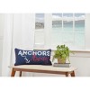 C&F Home 12" x 24" Anchors Away Nautical Embroidered Lumbar Accent Pillow - 3 of 4