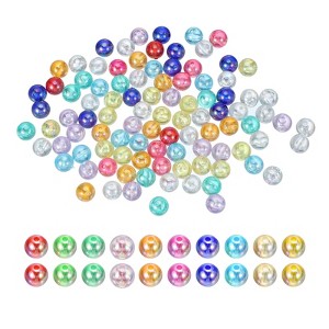 Unique Bargains Round Acrylic Tackle Lures Accessory Holographic Fishing Beads 200 Pcs - 1 of 3
