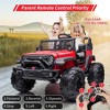 2-Seater 24V Kids Ride-On Truck w/Remote, 9Ah Battery, LED Lights, Storage Space, Music, USB, Perfect Toddler Gift - 2 of 4