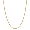 Black Bow Jewelry 2.75mm, 14k Yellow Gold, D/C Quadruple Rope Chain Necklace - 3 of 4