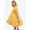 ellos Plus Size Tiered Knit Tee Dress - 3 of 4