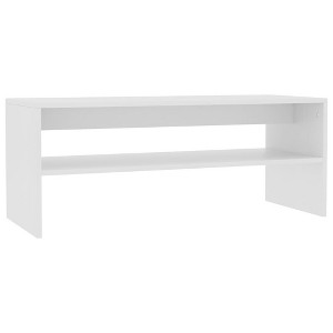 vidaXL Coffee Table White Engineered Wood Small Coffee Table - 1 of 4