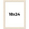 PosterPalooza | 18x24 Wide Barnwood Picture Frame, UV Acrylic, 6 Finishes - Grey, Brown, White, and Black - 2 of 4