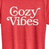 Women's - Instant Message - Cozy Vibes Short Sleeve Graphic T-Shirt - 2 of 4