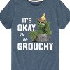 Boys' - Sesame Street - Oscar Its Okay To Be Grouchy Short Sleeve Graphic T-Shirt - 2 of 4