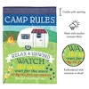 Magnolia Garden Camp Rules Camper Campfire 13 x 18 Inch Polyester Garden Flag - 2 of 2