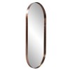 Howard Elliott Steele Stainless Steel Framed Mirror - 3 of 4