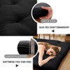 Solid Japanese Floor Mattress Indoor Furniture Living Room Bedroom Futon Mattress, Foldable & Portable Tatami Mat Roll Up Camping Mattress Pad - 3 of 4