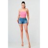 Slickblue Flattering Luxe Super Stretch Mesh Corset Bustier - Pink, S/M/L, For Bold & Effortless Style - 2 of 4